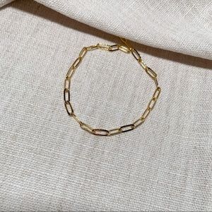 paperclip chain accessory - gold filled